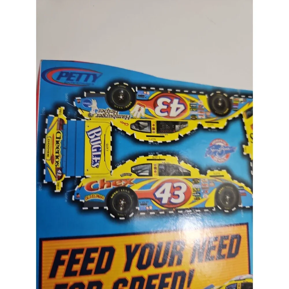 RARE Bobby Labonte #43 Cheerios Make Your Own Racecar 1:64 Petty Marketing